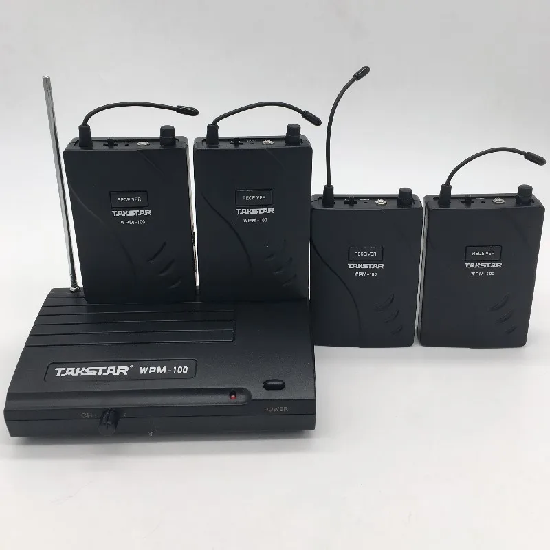Модернизированный Takstar WPM-100/WPM100 UHF сценическая Беспроводная система монитора