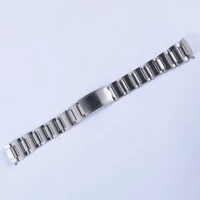 19mm vintage 316l hollow curved end strap band bracelet for seiko watch 6139 6002 6000 6001 6005 6032 chrono