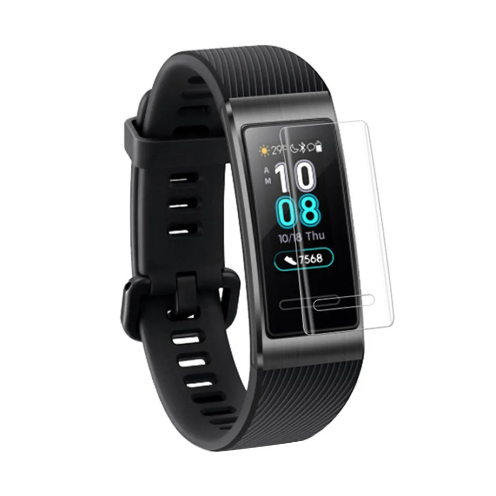 5 шт. ТПУ Взрывозащищенная полноэкранная Защитная пленка для Huawei Band 3/3 Pro экрана
