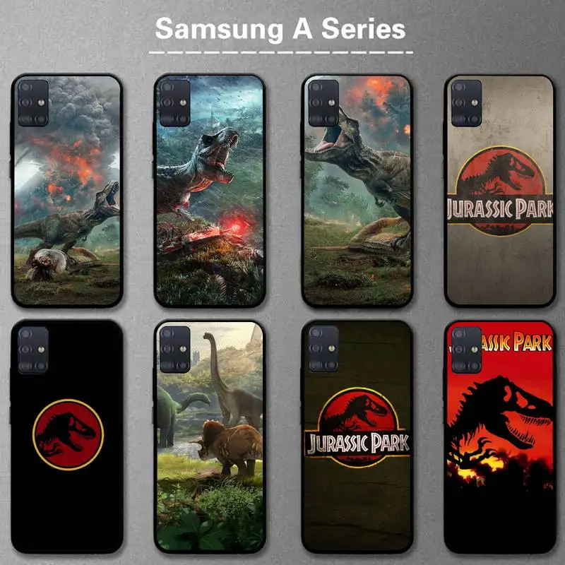 

Jurassic World Dinosaurs Coque Phone Case For Samsung A01 A10 A02 A20 A31 A40 A50 S A52 A51 A70 A71 A80 A91 Cover Fundas Coque
