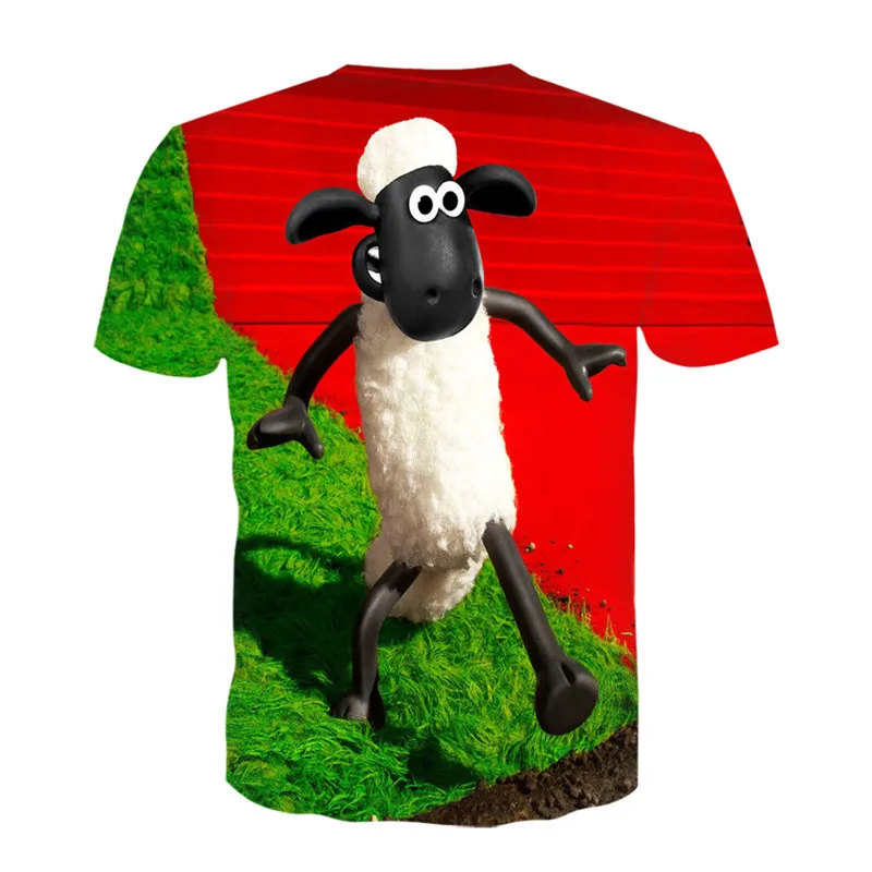 Новинка 2020 года Детская одежда в стиле Харадзюку из фильма ягненок Шон 3D