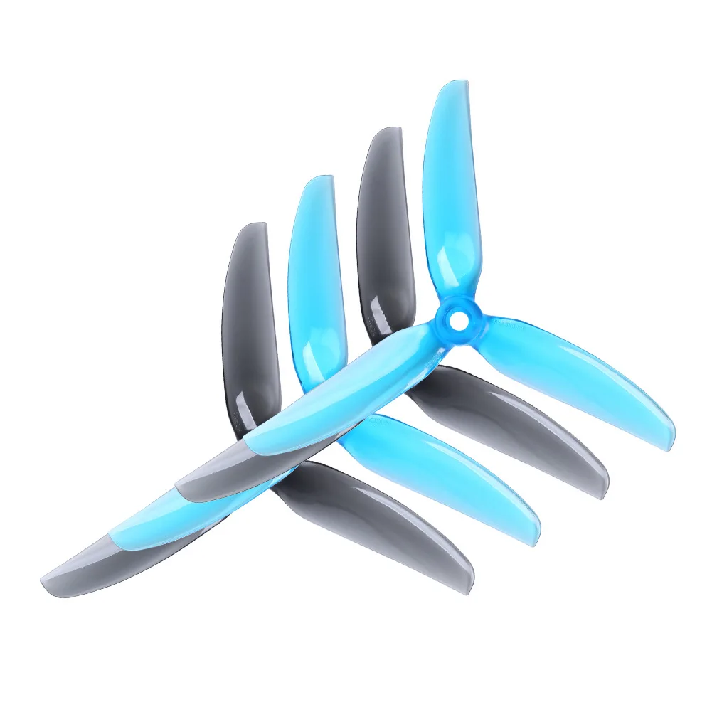 HQProp Freestyle Prop 5X4.3X3V2S CW + CCW 5 pulgadas H&eacute;lice para FPV Racing RC Drone Quadcopter Multirotor, 12 Uds./6 pares-4