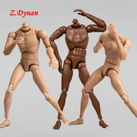 16 scale narrow shoulder black suntan skin male action body figure b001 b002 b003 for 12 action figure doll toys soldier model