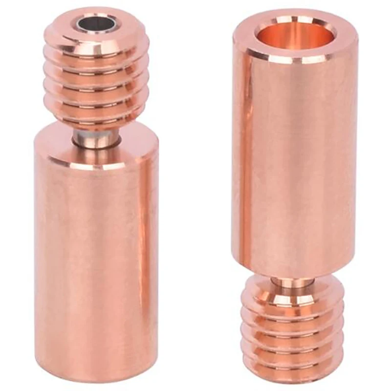 

NEW-2Pcs Bimetal Thermal Break V6 Heating Block, Used to Break 1.75MM Smooth Filament