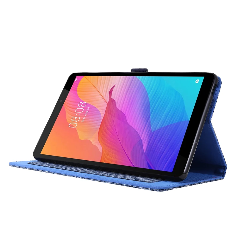 Чехол-книжка для планшета Huawei MatePad T8 Kobe2-L03 KOBe2-L09 8 0 дюйма с тканевым узором