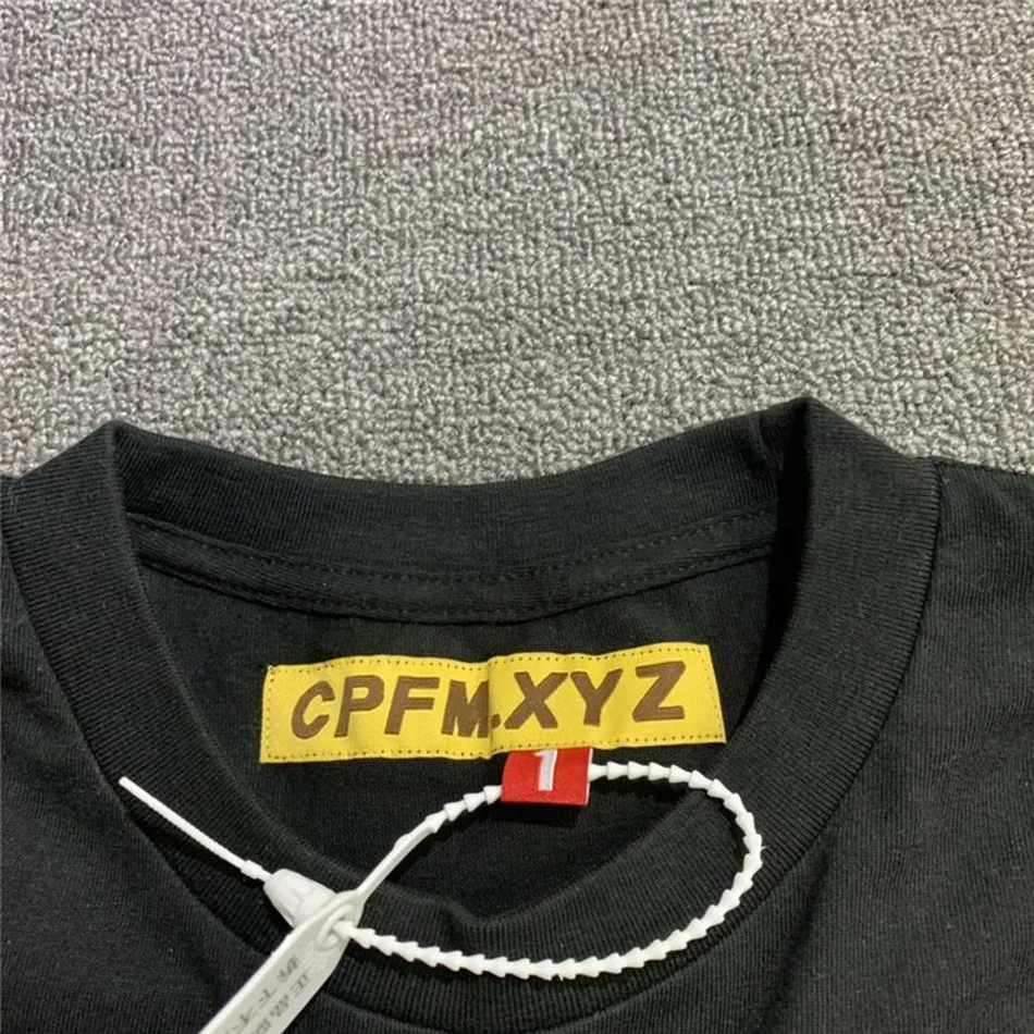 Новый CPFM.XYZ обществознание футболка для мужчин и женщин черный белый цвет уличная