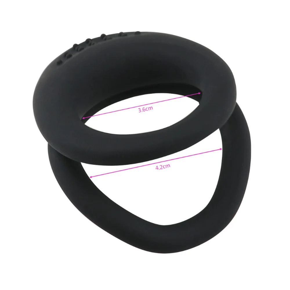 Мужской замок эякуляции Эрекция пениса Кольца задержки член резиновые кольца