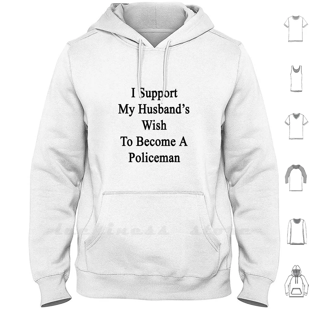 

Я поддерживаю желание моего мужа стать толстовкой с длинным рукавом для полицейских