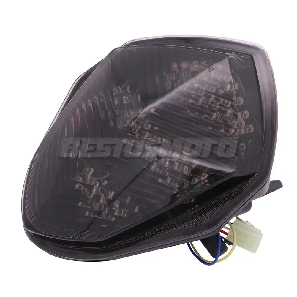 Мотоциклетный задний светильник Интегрированный Светодиодный с поворотными