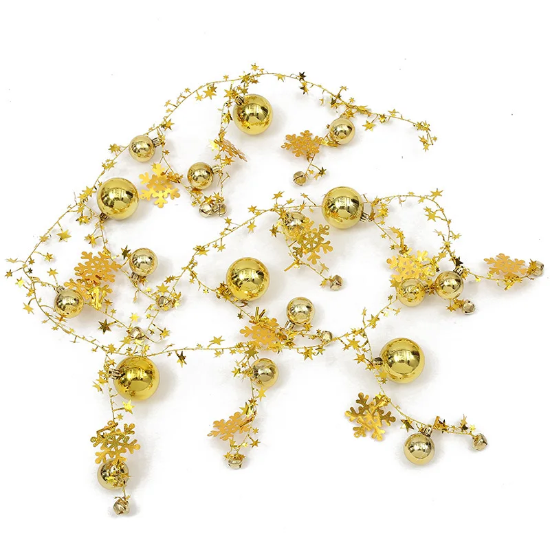 Новинка 2020 Рождественская гирлянда с шариками подвесные украшения для вечерние