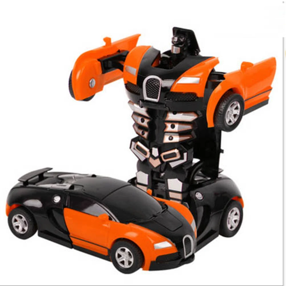 12 5 см робот трансформация с одним ключом фигурка игрушки для мальчиков