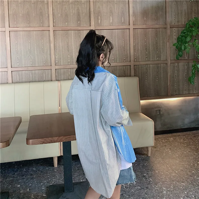 

Harajuku Style Streetwear Print Women's Clothing Loose Blouses Chic Korean Fashion Clothes Ladies Tops Hipster Shirts New