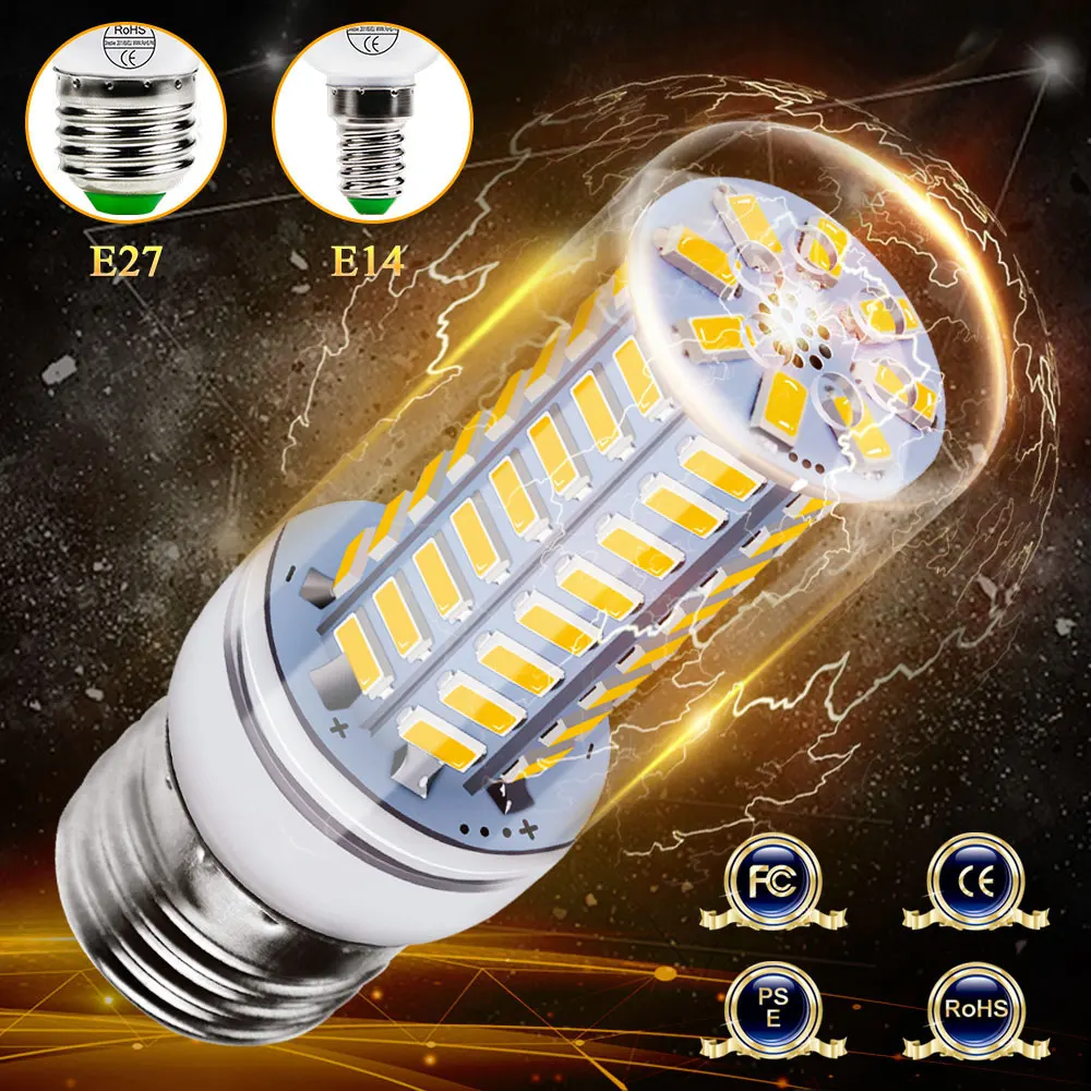 

220V E27 Led Lamp G9 Led Candle Light Bulb E14 Corn Lamp GU10 Led 3W 5W 7W 9W 12W 15W Bombilla B22 Chandelier Lighting 240V