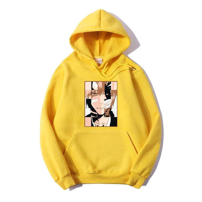 

Winter Kurosaki Ichigo Print Hoodie Bleach Hoodies unisex Aesthetic Harajuku Graphic Plus Fleece Women's White Pullover Women