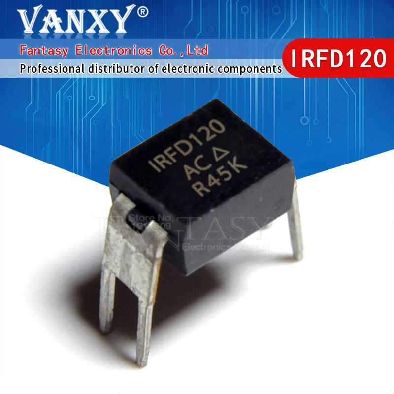 5 шт. IRFD120 DIP4 IRFD120PBF DIP 4 IRF120 новый оригинальный|Интегральные схемы| |