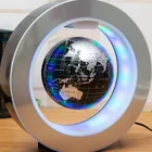 Новинка, круглая светодиодная карта мира, Плавающий глобус, магнитная левитация, антигравитация, волшебнаяновая лампа, плазменный шар