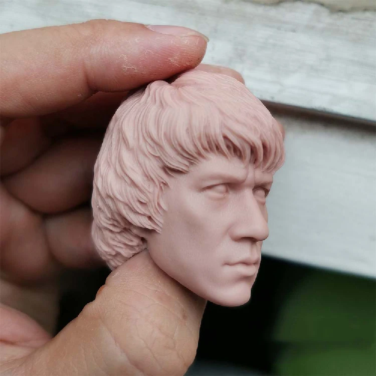 1/6 г. Джек Чан из полиции Гонконга Молодежная версия Неокрашенная голова для 12