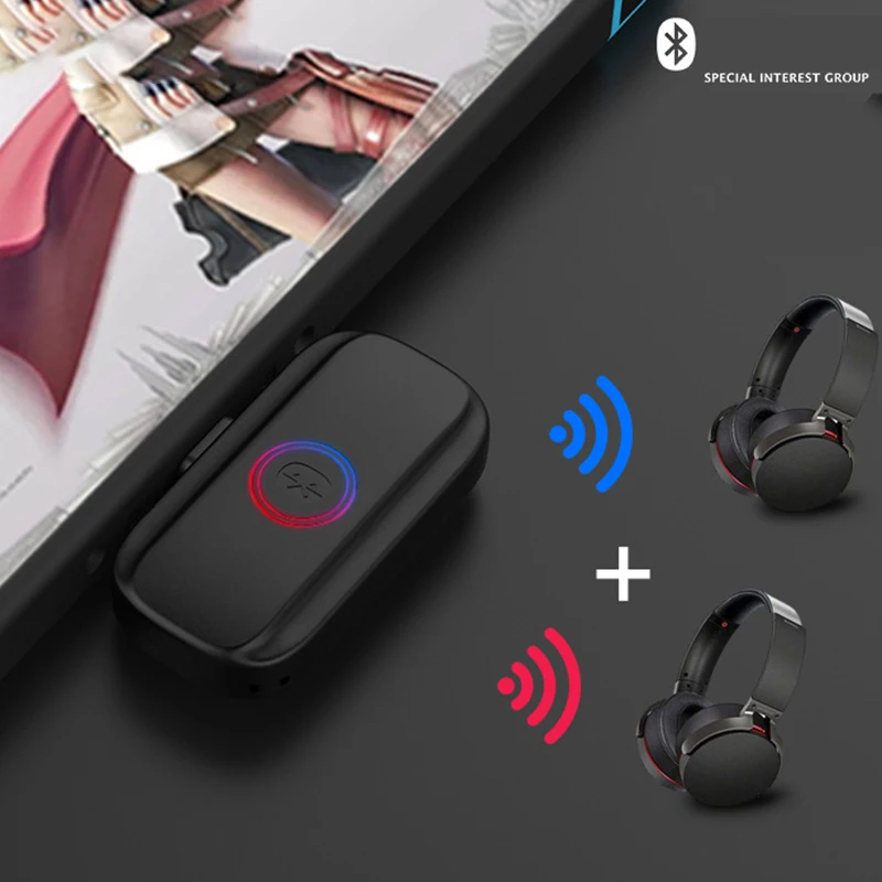 Беспроводной Bluetooth o передатчик USB PD2.0 адаптер для Nintendo Switch совместим с наушниками