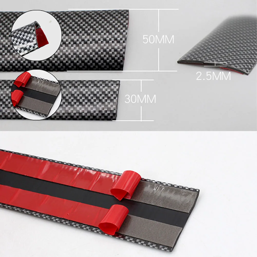 

VODOOL 3m Car Door Sill Protector Stickers Strip Anti-Collision Bumper Protector Edge GuardTape Door Car Styling Accessories