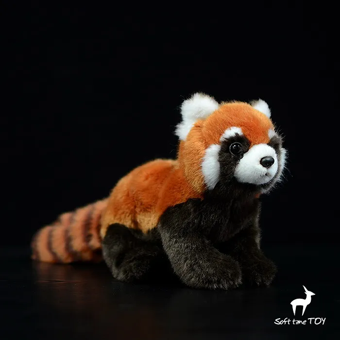 

High Quality Real Life Red Panda Plush Toys Stuffed Animal Toy Soft Lifelike Lesser Panda Dolls Kids Toys