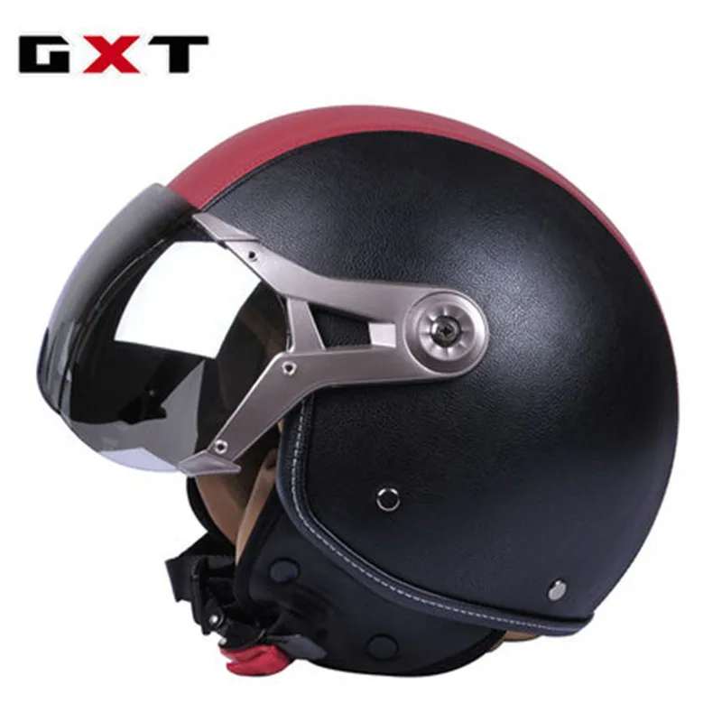 

GXT 288 motorcycle helmet half helmet universal retro motorcycle safety helmet Open face 3/4 helmet Capacete ,Moto Helmet