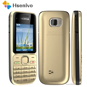 nokia c2 01 refurbished original c2 01 gold unlocked mobile phone gsm refurbished cellphones russian hebrew arabic keyboard free global shipping