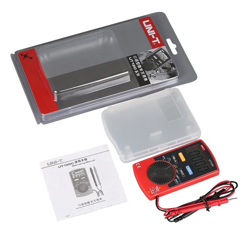 UNI T UT120A UT120B UT120C Цифровой мультиметр Индикация 4000 отсчетов Автоматический