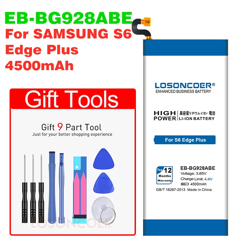 4500 мА/ч, EB-BG928ABE для samsung GALAXY S6 Edge Plus Батарея G9280 G928F G928A G928P G928T G928V G928S G9287 G9287C G928L Батарея