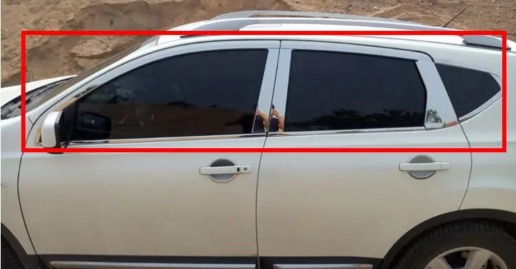 20 шт Высокое качество авто Стайлинг из нержавеющей стали полоски отделка окна