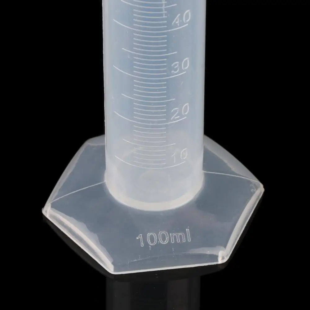 1 Pc High Quality Plastic Measuring Cylinder Laboratory Test Graduated Liquid Trial Tube Jar Tool New | Канцтовары для офиса и