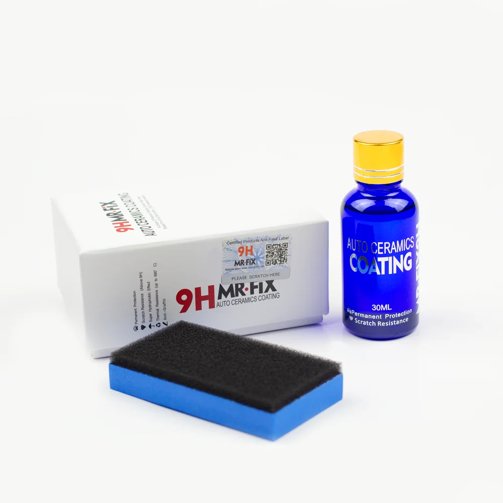 Жидкое керамическое покрытие для автомобиля гидрофобное стеклянное 9H из