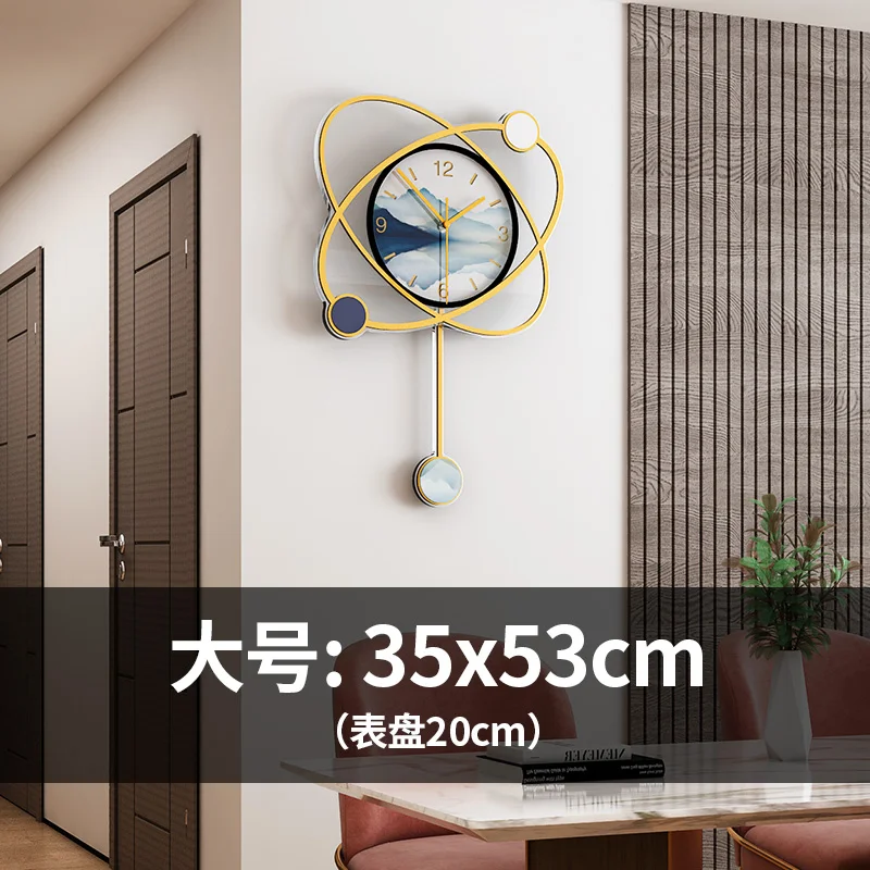 

Nordic Creative Wall Clock Modern Design Unique Large Wall Clock Minimalist Pendulum Reloj Pared Grande Wall Supplies DE50ZB