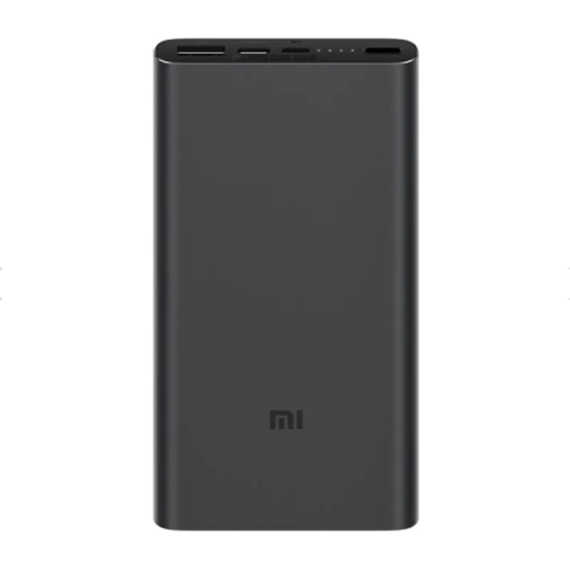 xiaomi mobile power 3 10000mAh USB-C двухсторонняя версия быстрой зарядки power bank QC3.0 портативное зарядное устройство 2 USB 10000mAh