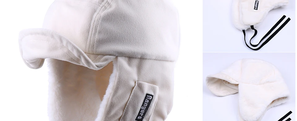 Зимняя куртка-бомбер Шапки Плюшевые Earflap русская ушанка с очки для мужчин женщин's Траппер Авиатор шлем летчика Искусственная кожа меха зимние шапки