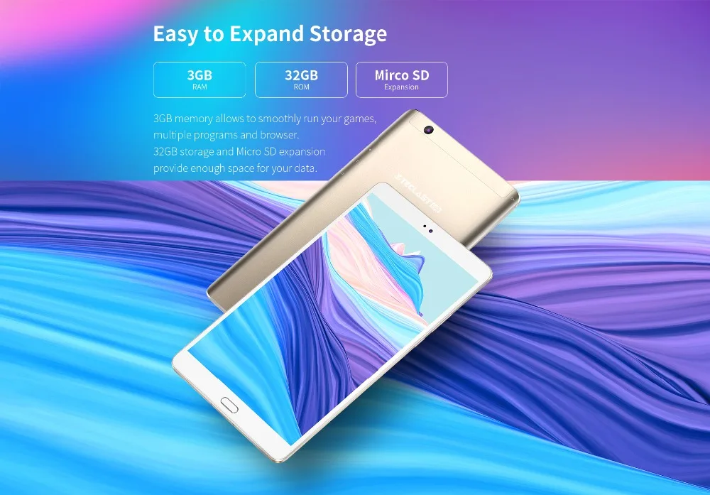 Teclast M8 8 4 дюймов 2560x1600 четырехъядерный процессор 4K видео g сенсор планшеты 3 ГБ ОЗУ