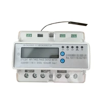 smart phone app control wifi energy meter din rail rs485 communication modbus kwh electrical equipment three phase