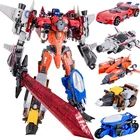 Вэй Цзян 5 в 1 большие новые игрушки-трансформеры для мальчиков, крутой робот-разрушитель, игрушечная фигурка KO gt, модель самолета, детская игрушка