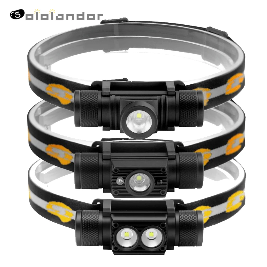 Новейшая модель XM L2 светодиодный налобный мини фонарь высокого Мощность 1000lm фар