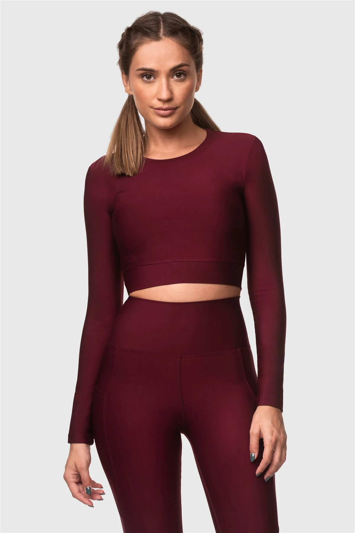 

Superstacy Crop Top Black Cherry