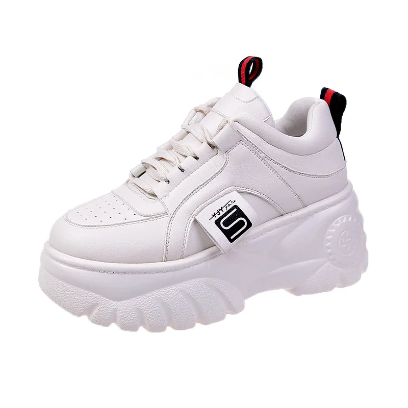 

Hight Increase Ulzzang Women Casual Shoes Sneakers Platform Wedges High Heels Flats Loafers Ladies Creepers Trainers 928