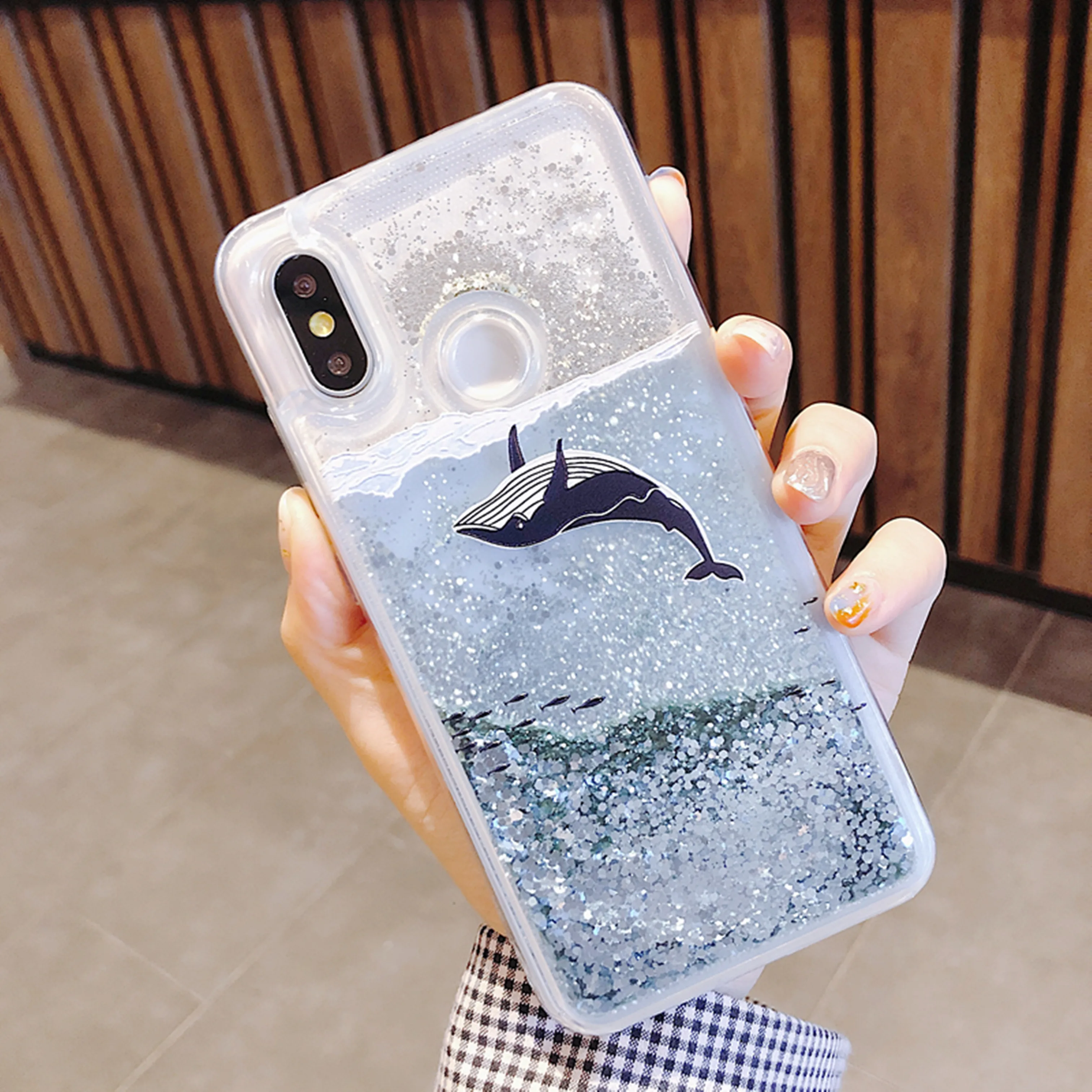 Чехол из силикагеля для Huawei P30 P30pro P30lite Mate20 Mate20Pro Whale |