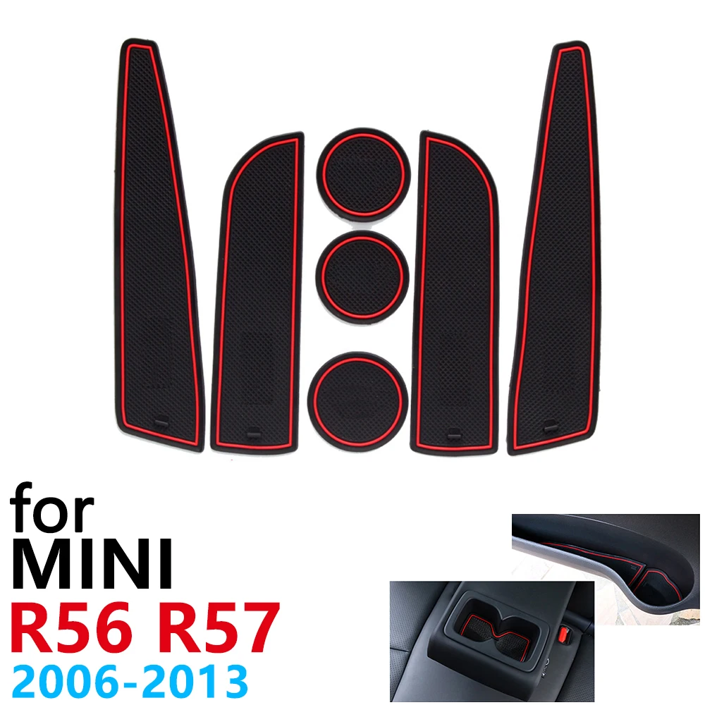 Противоскользящий резиновый коврик для подстаканника дверной паз BMW MINI R56 R57