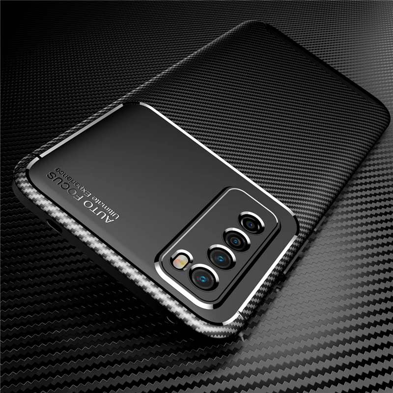 case for huawei nova 7 cover huawei nova 7 ultra thin soft tpu silicon carbon fiber back cover for huawei nova 7 5g case free global shipping