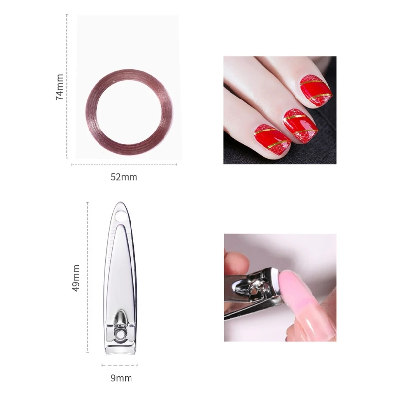 

13pcs/Set Clipper Nail Cutter File Buffer Cuticle Pusher Brush Remover Kit