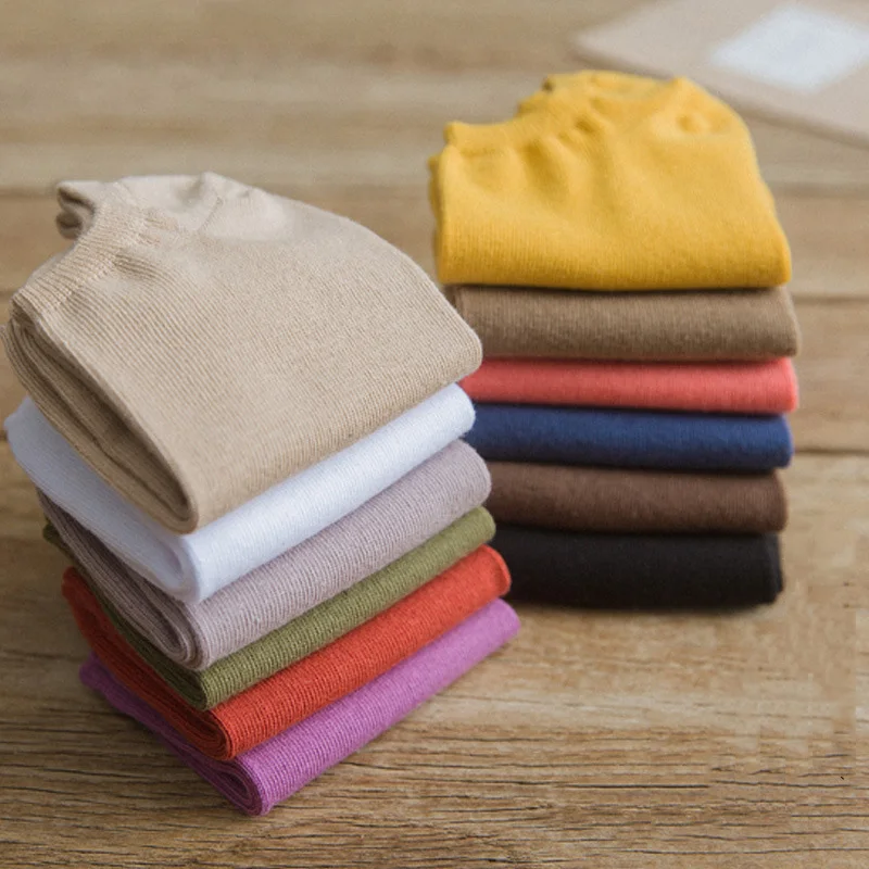 Носки женские хлопковые дышащие спортивные цветные до щиколотки модные