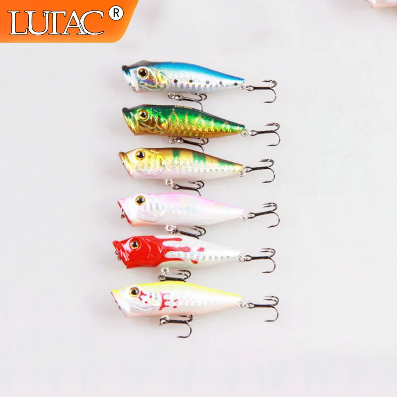 

Popper Lutac Pesca Fishing Lure Wobblers 65mm 9g Swimbait Artificial Tackle Fishing Gear