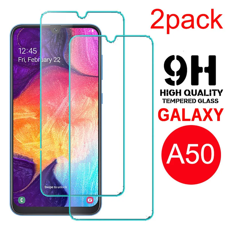 Закаленное стекло чехол для телефона Samsung A50 защитное аксессуары Galaxy A 50 50a SM-A505F