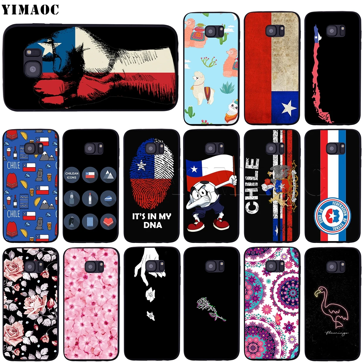 YIMAOC чили значки чехол для Samsung Galaxy A10s A20s A30s A40s A50s Note 10 Plus A2 J4 J6 J7 J8 Core Prime|Бамперы| |
