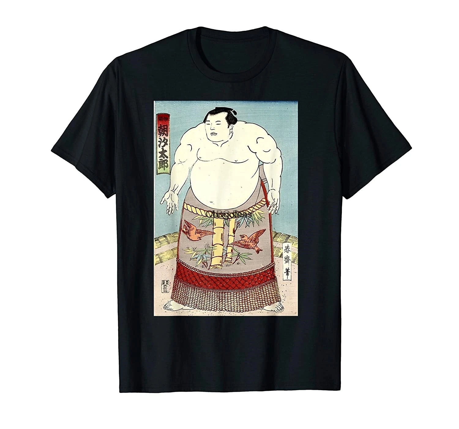 Футболка Sumo-удивительный Японский ретро античный художественный принт.