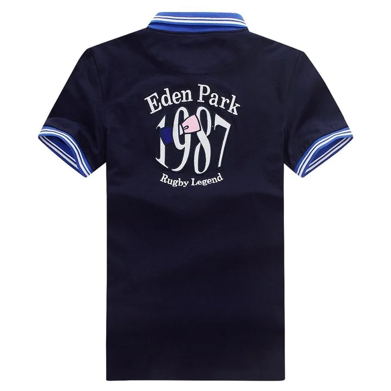 

2021 Embroidery Best Selling Eden Homme Polo short Summer Park Men Polo stretch cotton breathable Casual Nice Plus size M TO 3XL
